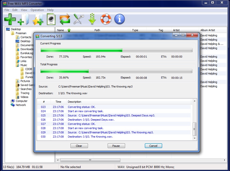 mp3 convert to wav software free download